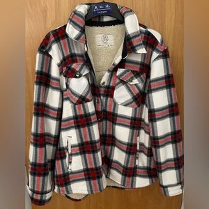 Plaid Fluffy Coat